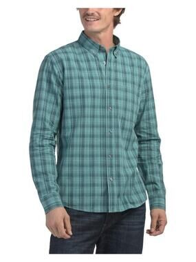 Billy Reid Tuscumbia Shirt Shadow Plaid Medium Long Sleeve Classic Preppy NWT